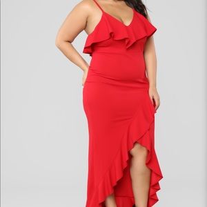Fashionnova Red dress (size 3x)